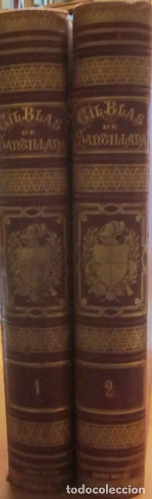 Libros: Historia de Gil Blas de Santillana. 2 tomos - LESAGE, MR - Foto 1