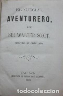 Libros: El oficial aventurero - SCOTT, WALTER - Foto 2