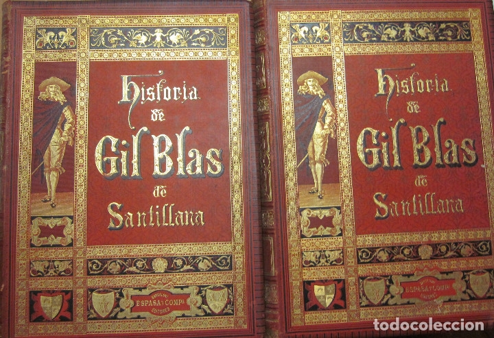 Libros: Historia de Gil Blas de Santillana. 2 tomos - LESAGE, MR - Foto 2