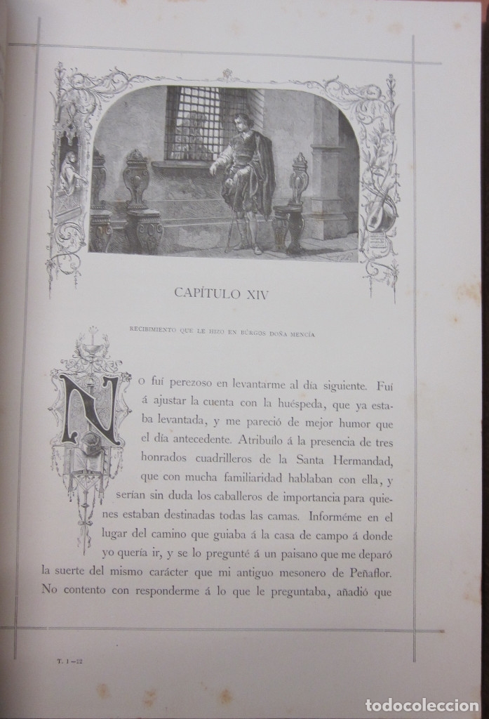 Libros: Historia de Gil Blas de Santillana. 2 tomos - LESAGE, MR - Foto 4