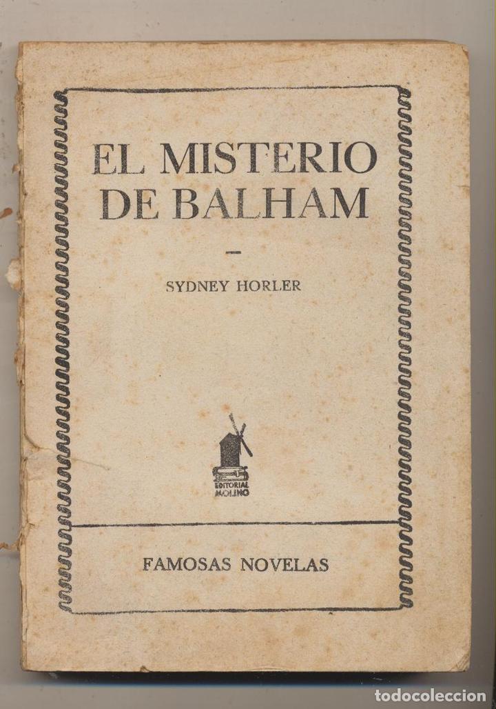 Libros: S&iacute;dney Horler. El Misterio de Balham. Molino 1952 - Foto 1