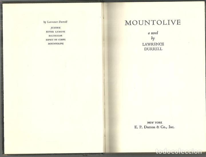 Libros: MOUNTOLIVE. - DURRELL, Lawrence. - Foto 1