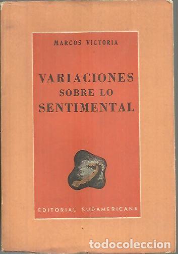 Libros: VARIACIONES SOBRE LO SENTIMENTAL. - VICTORIA, Marcos. - Foto 1