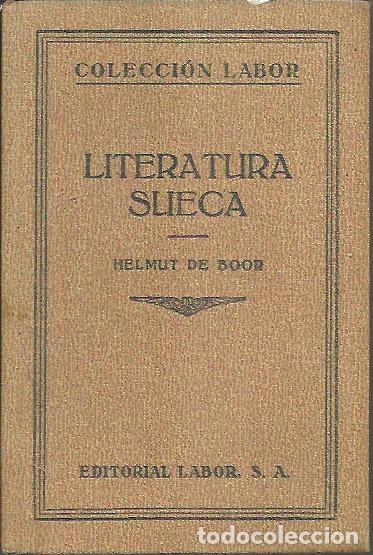 Libros: LITERATURA SUECA. - BOOR, Helmut de. - Foto 1