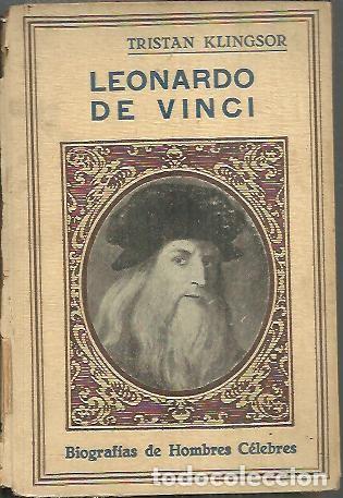 Libros: LEONARDO DE VINCI. - KLINGSOR, Tristan. - Foto 1