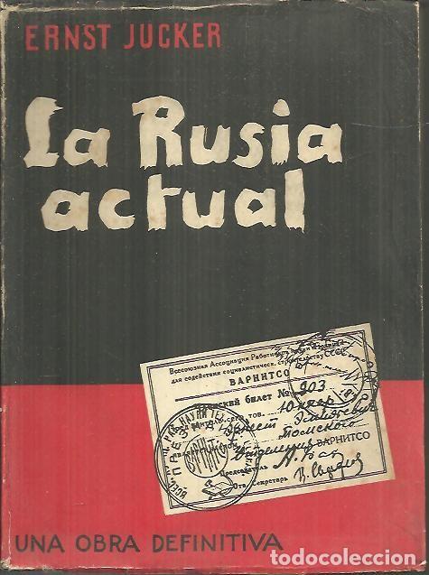 Libros: LA RUSIA ACTUAL. - JUCKER, Ernst. - Foto 1