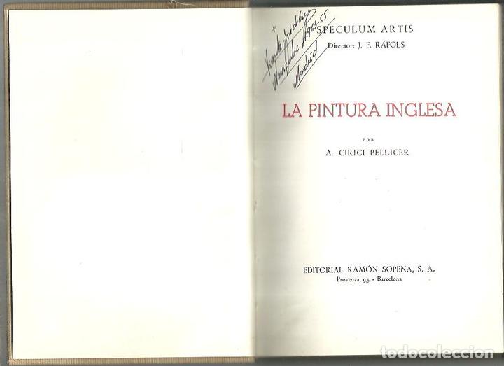 Libros: LA PINTURA INGLESA. - CIRICI PELLICER, A. - Foto 1