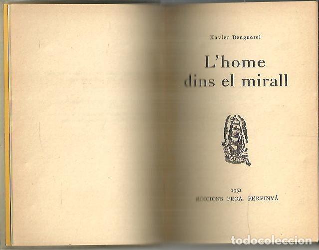 Libros: LHOME DINS EL MIRALL. - BENGUEREL, Xavier. - Foto 1