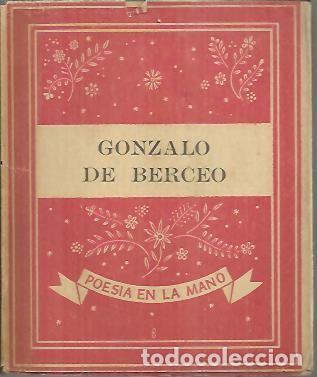 Libros: GONZALO DE BERCEO. - NADAL, Eugenio (selecc.). - Foto 1