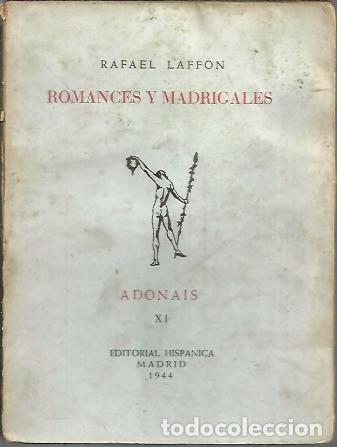 Libros: ROMANCES Y MADRIGALES. - LAFFON, Rafael. - Foto 1