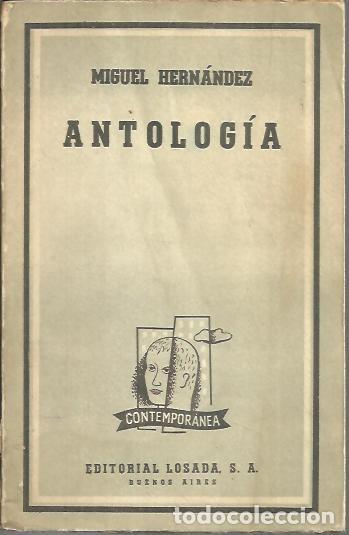 Libros: ANTOLOGIA. - HERNANDEZ, Miguel. - Foto 1