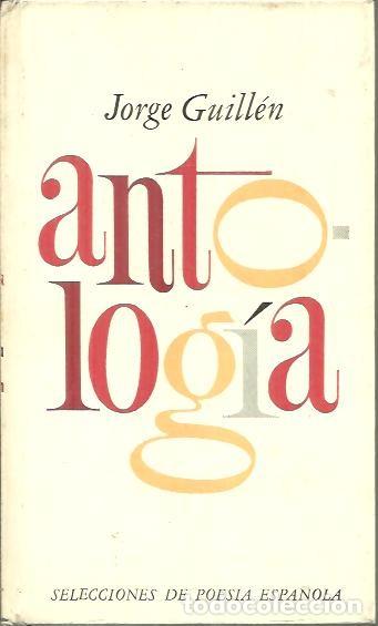 Libros: ANTOLOGIA. - GUILLEN, Jorge. - Foto 1