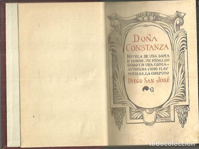 Libros: DO&Ntilde;A CONSTANZA. - SAN JOSE, Diego. - Foto 1