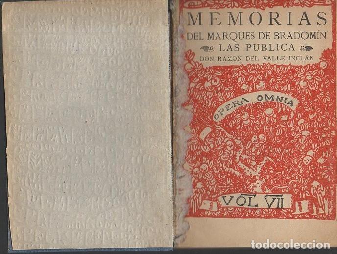 Libros: MEMORIAS DEL MARQUES DE BRADOMIN. - VALLE INCLAN, Ram&oacute;n del. - Foto 1