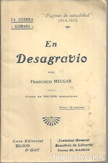 Libros: EN DESAGRAVIO. - MELGAR, Francisco. - Foto 1