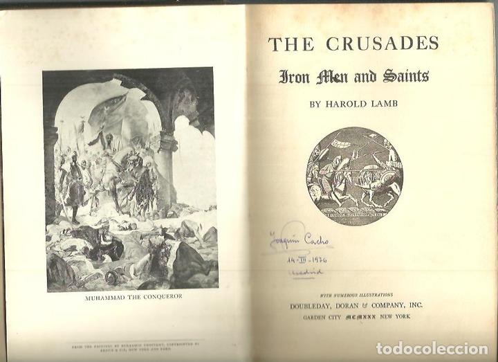 Libros: THE CRUSADES. FROM MEN AND SAINTS. - LAMB, Harold. - Foto 1