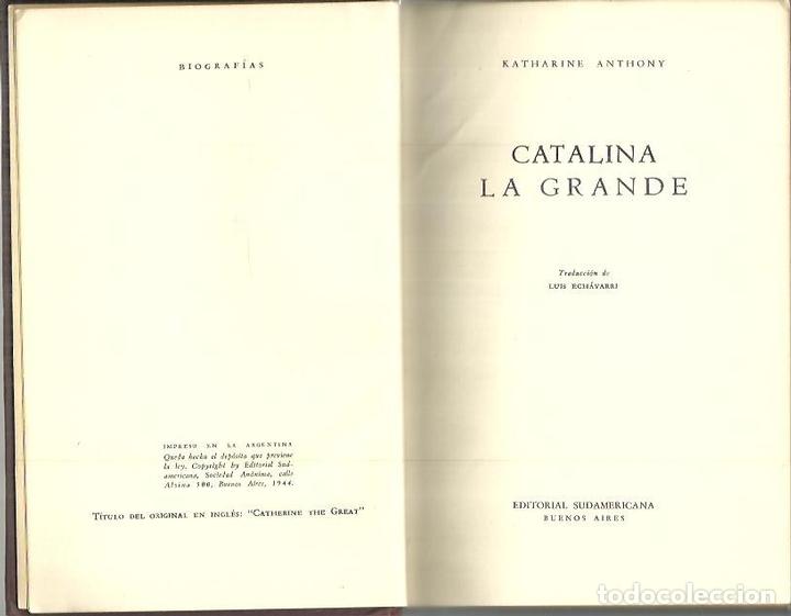 Libros: CATALINA LA GRANDE. - ANTHONY, Katharine. - Foto 1