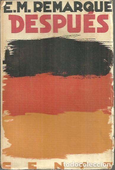 Libros: DESPUES. - REMARQUE, E. M. - Foto 1