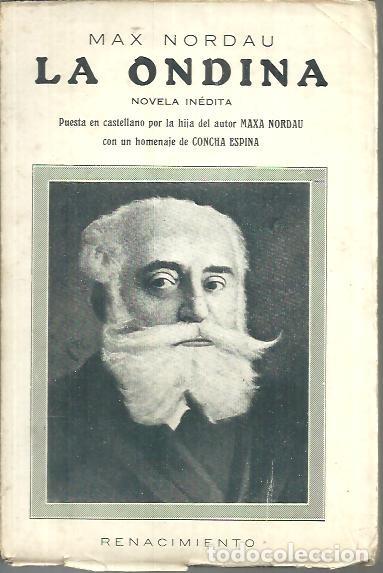 Libros: LA ONDINA. - NORDAU, Max. - Foto 1