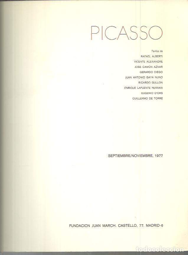 Libros: PICASSO. - CATALOGO. - Foto 1