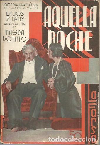 Libros: AQUELLA NOCHE. - ZILAHY, Lajos. - Foto 1