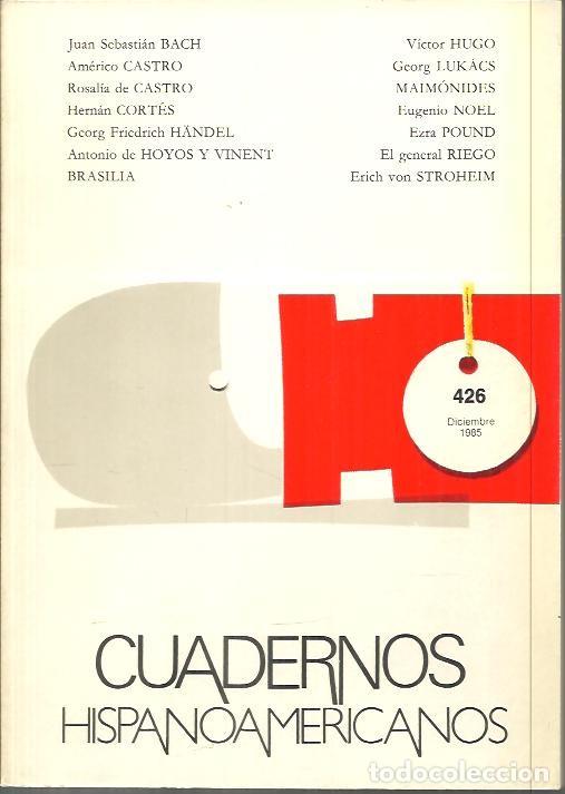 Libros: CUADERNOS HISPANOAMERICANOS. 426. - REVISTA. - Foto 1