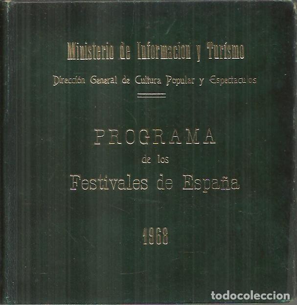 Libros: PROGRAMA DE LOS FESTIVALES DE ESPA&Ntilde;A. 1968. - AA.VV. - Foto 1