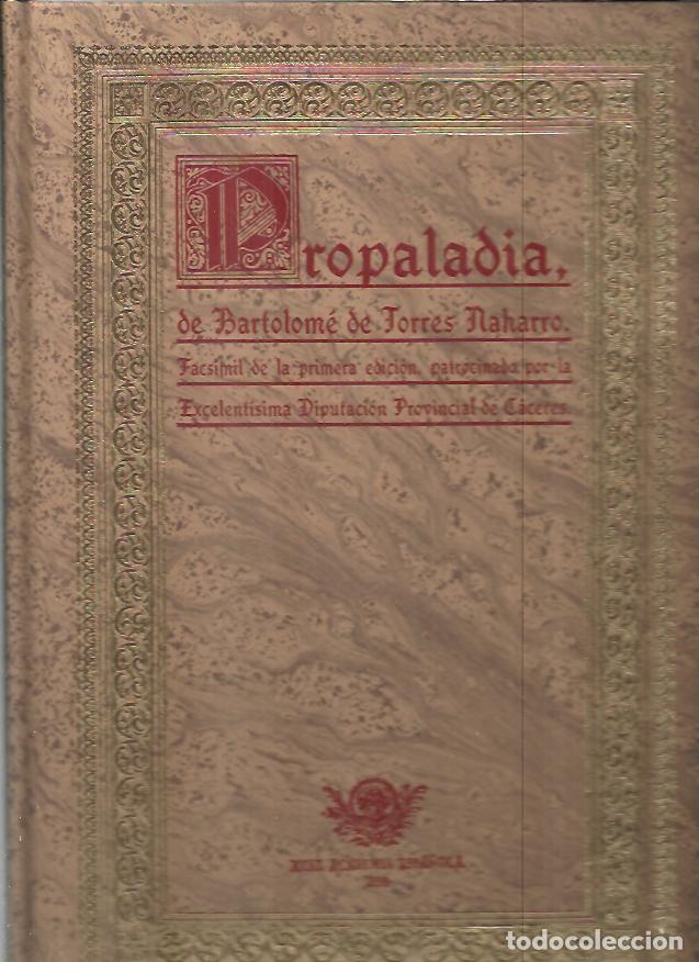 Libros: PROPALADIA. - TORRES NAHARRO, Bartolom&eacute; de. - Foto 1