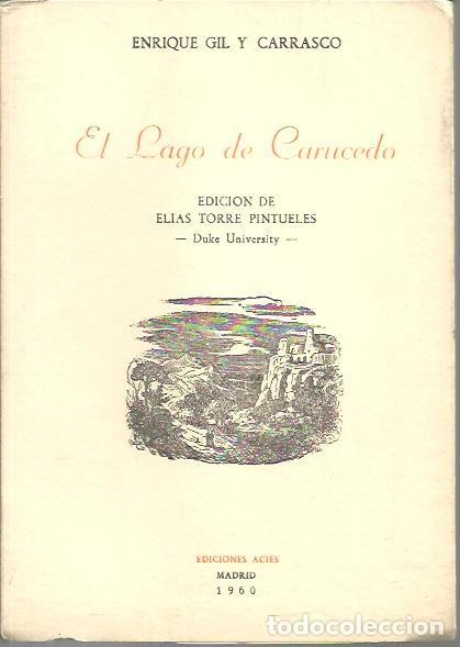 Libros: EL LAGO DE CARUCEDO. - GIL Y CARRASCO, Enrique. - Foto 1