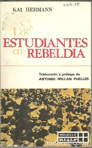 Libros: LOS ESTUDIANTES EN REBELDIA. - HERMANN, Kai. - Foto 1