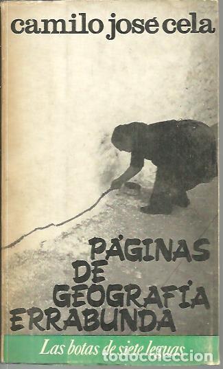 Libros: PAGINAS DE GEOGRAFIA ERRABUNDA. - CELA, Camilo Jos&eacute;. - Foto 1