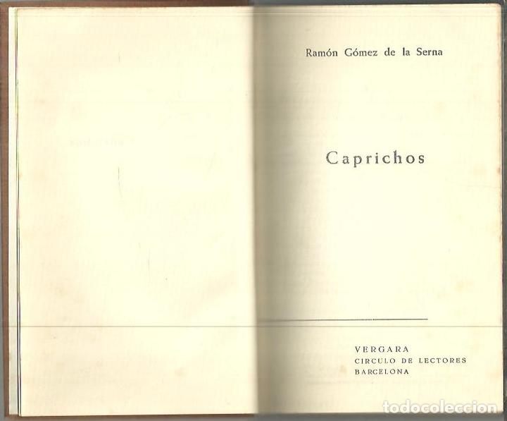 Libros: CAPRICHOS. - GOMEZ DE LA SERNA, Ram&oacute;n. - Foto 1
