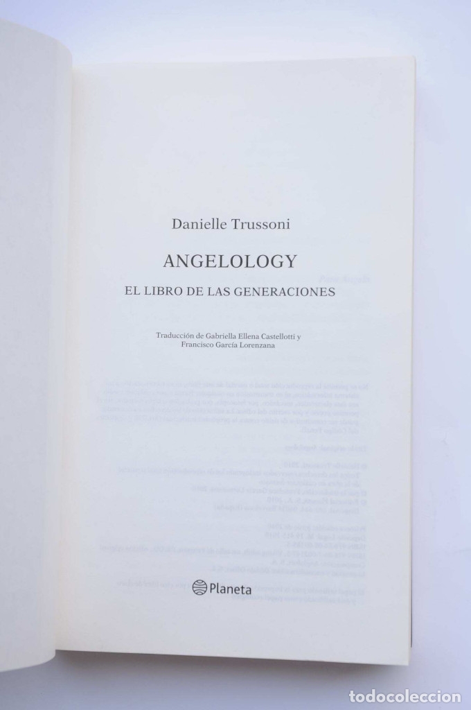 Libros: Angelology. El libro de las generaciones - TRUSSONI, Danielle - Foto 2