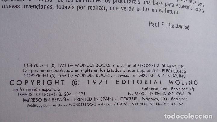 Libros: Como y por que de la electronica 1971. Editorial Molino - Foto 3