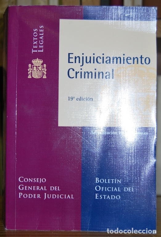 ENJUICIAMIENTO CRIMINAL. Textos legales