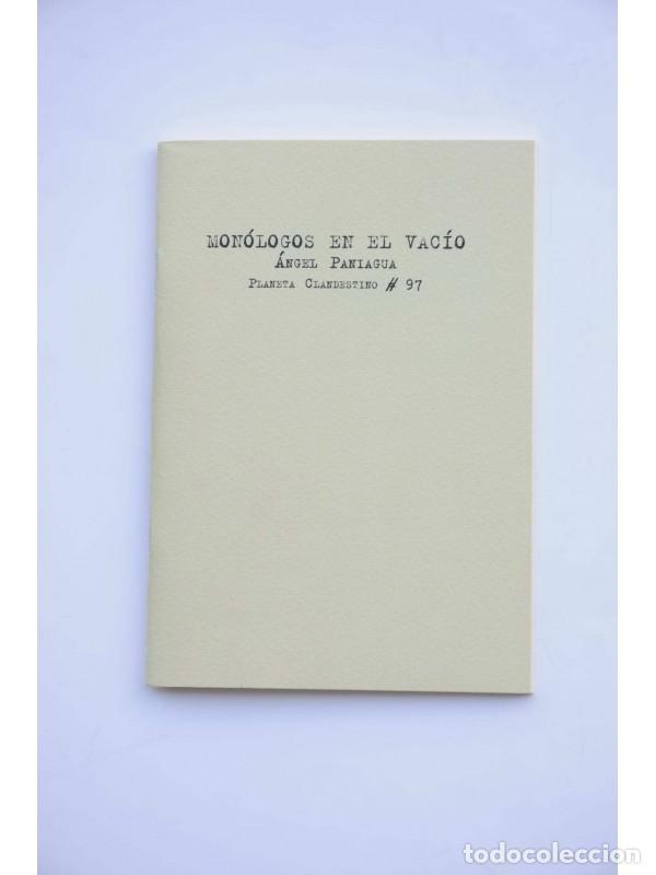Libri di seconda mano: Mon&oacute;logo en el vac&iacute;o - PANIAGUA, &Aacute;ngel