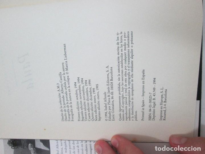 Libros: LIBRO -  PAULA - ISABEL ALLENDE - 1994 - Foto 4