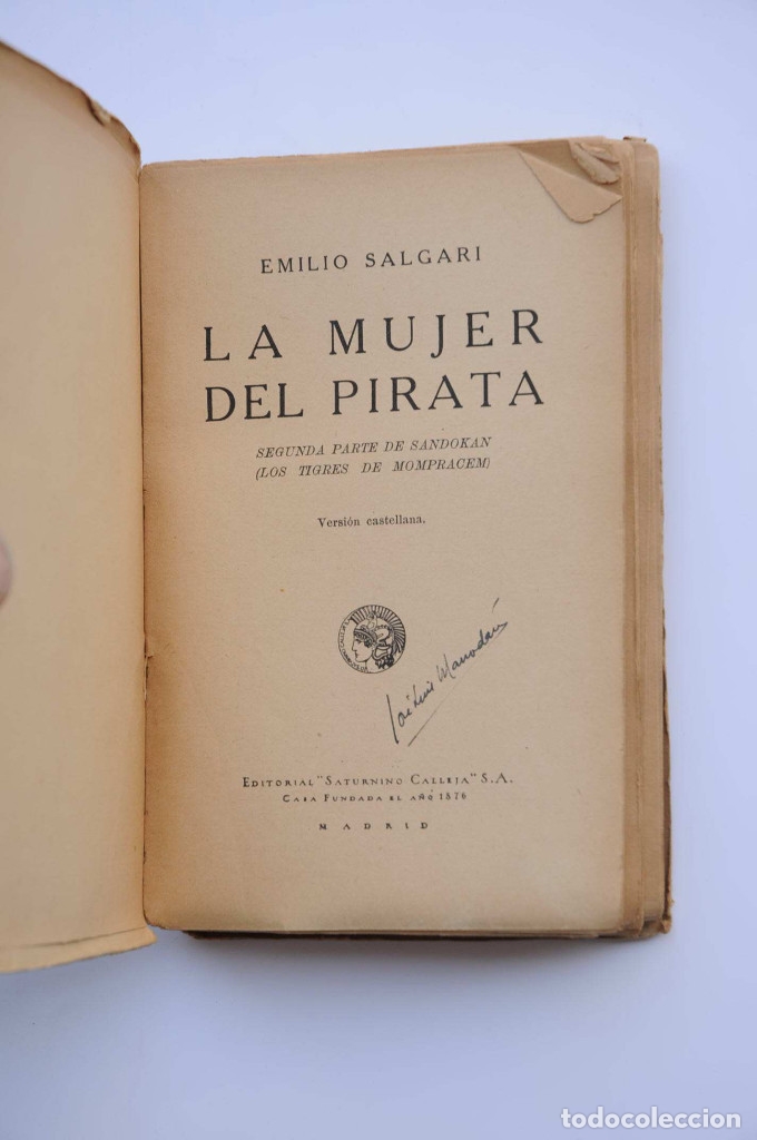 Libros: La mujer del pirata - SALGARI, Emilio - Foto 2