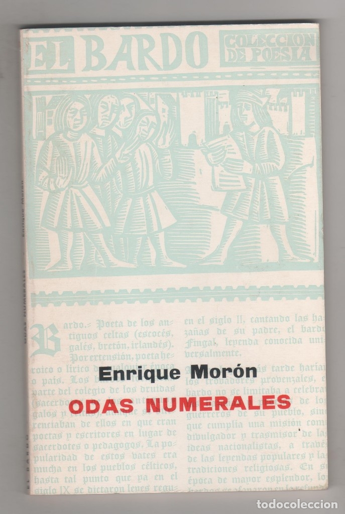 Libros: Odas numerales. - MOR&Oacute;N, Enrique: - Foto 1