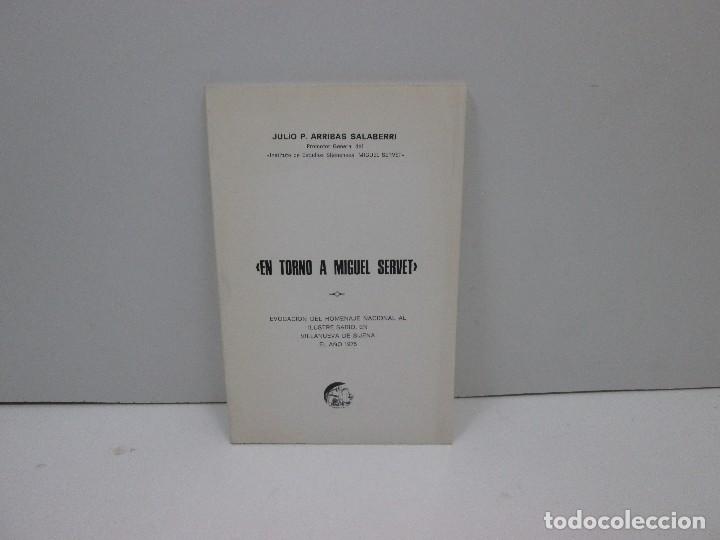 Libros: LIBRO - EN TORNO A MIGUEL SERVET - 1975 - Foto 1