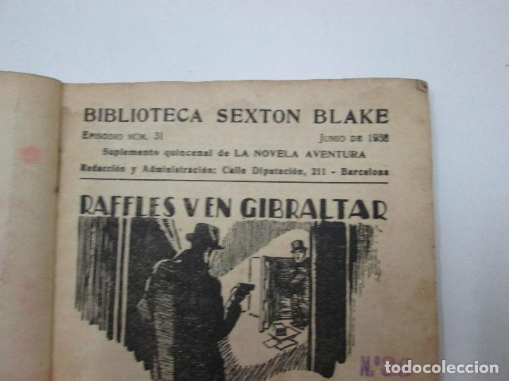 Libros: LIBRO - RAFFLES V EN GIBRALTAR - 1938 - Foto 3