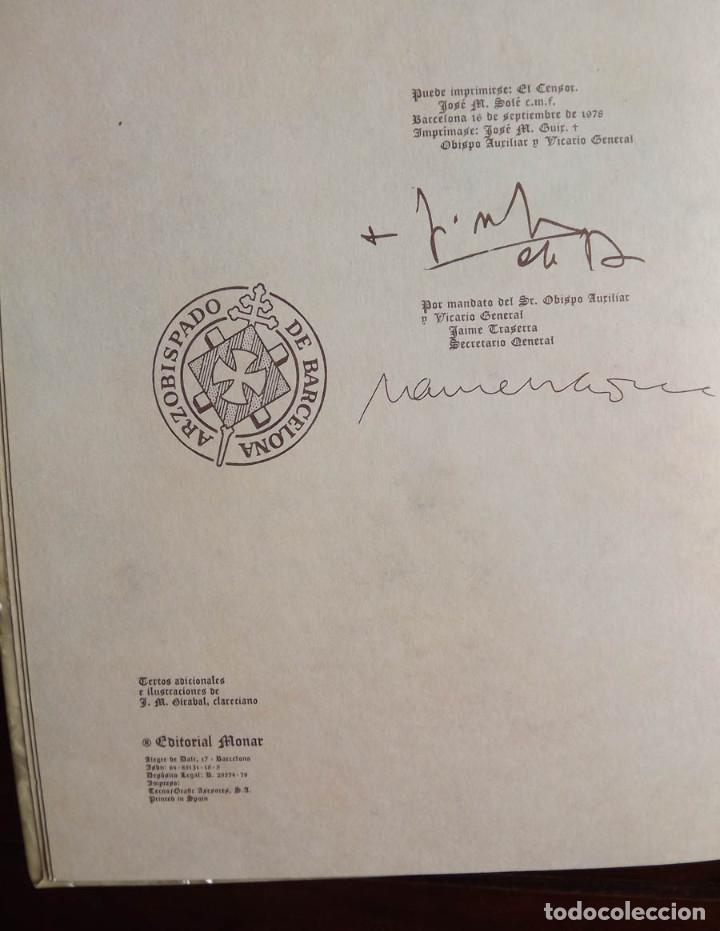 Libros: El Santo Evangelio, Obispado de Barcelona 1978, editorial Monar - Foto 4