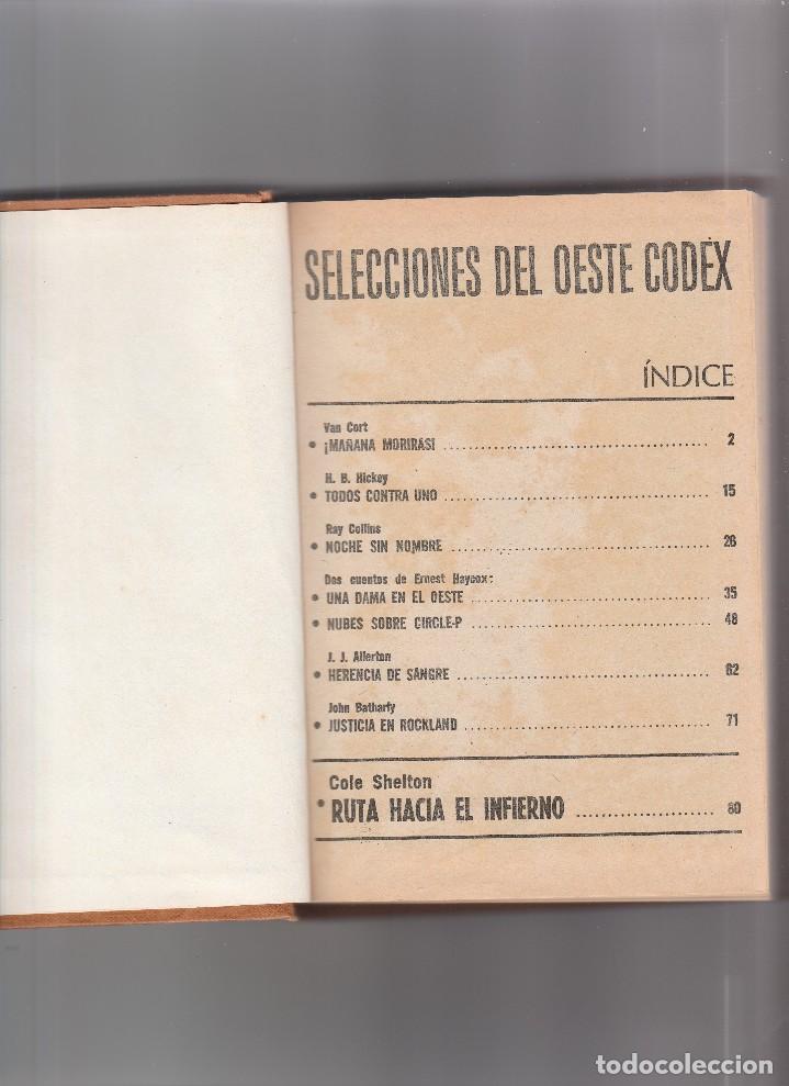 Libros: SELECCIONES DEL OESTE CODEX-NOVELAS DEL FAR WESTA&Ntilde;O 1966 - Foto 2