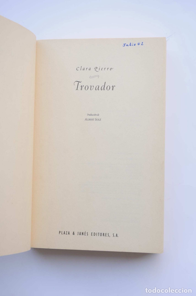Libros: Trovador - PIERRE, Clara - Foto 2