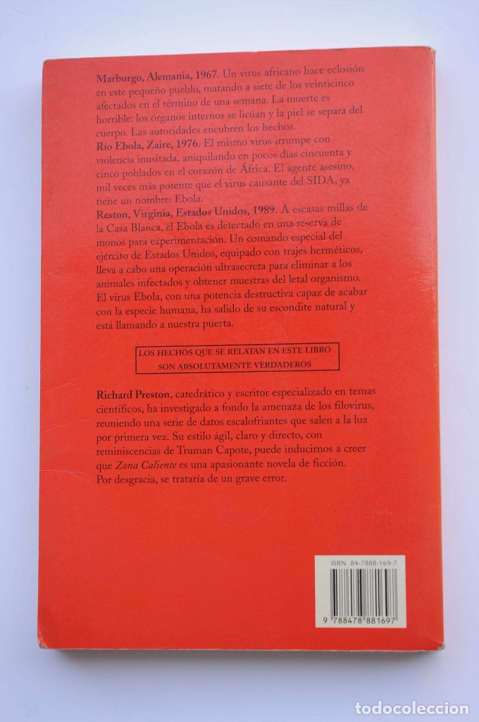 Libros: Zona caliente - PRESTON, Richard - Foto 3