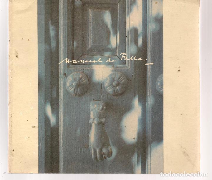 Libros: CASA MUSEO MANUEL DE FALLA. CENTRO CULTURAL GRANADA. JULIO 1988. (ST/C26) - Foto 1