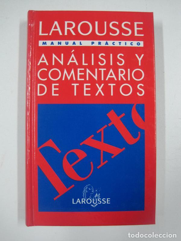 Libros: Manual pr&aacute;ctico an&aacute;lisis y comentario de textos - Foto 1