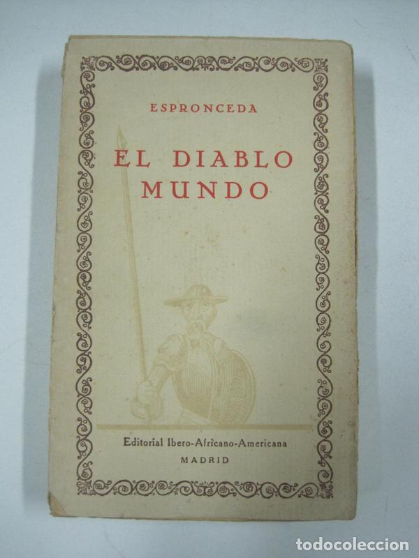 Libros: El diablo mundo / Espronceda - Foto 1