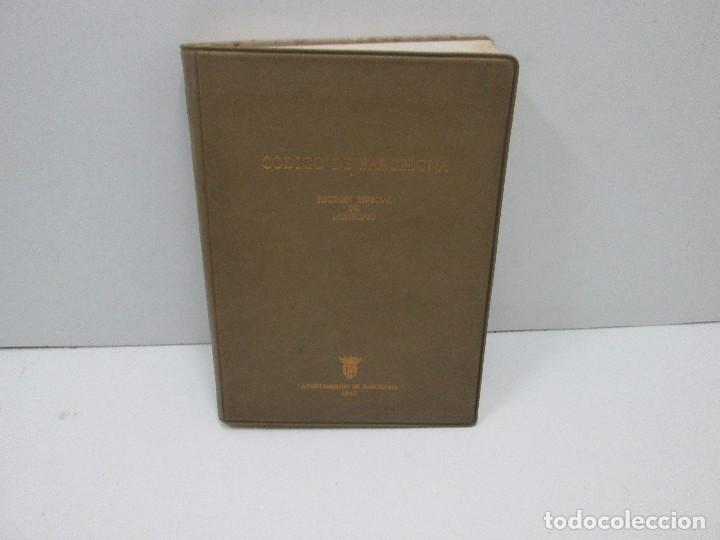 Libros: LIBRO - CODIGO DE BARCELONA - AYUNTAMIENTO DE BARCELONA - 1965 - Foto 1