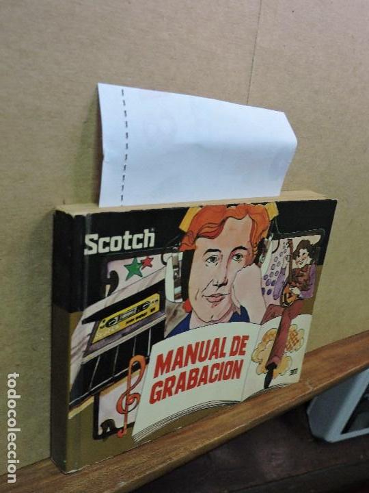 Libros: Manual de Grabaci&oacute;n. Ed. Scotch. Madrid 1978 - Foto 1